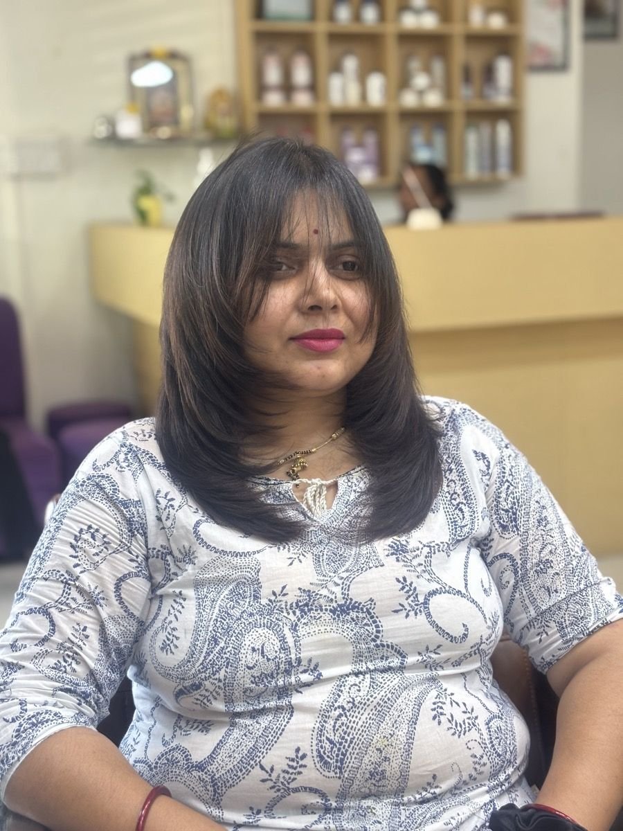Blunt Bob at Let's Flaunt salon, Mallasandra Bengaluru