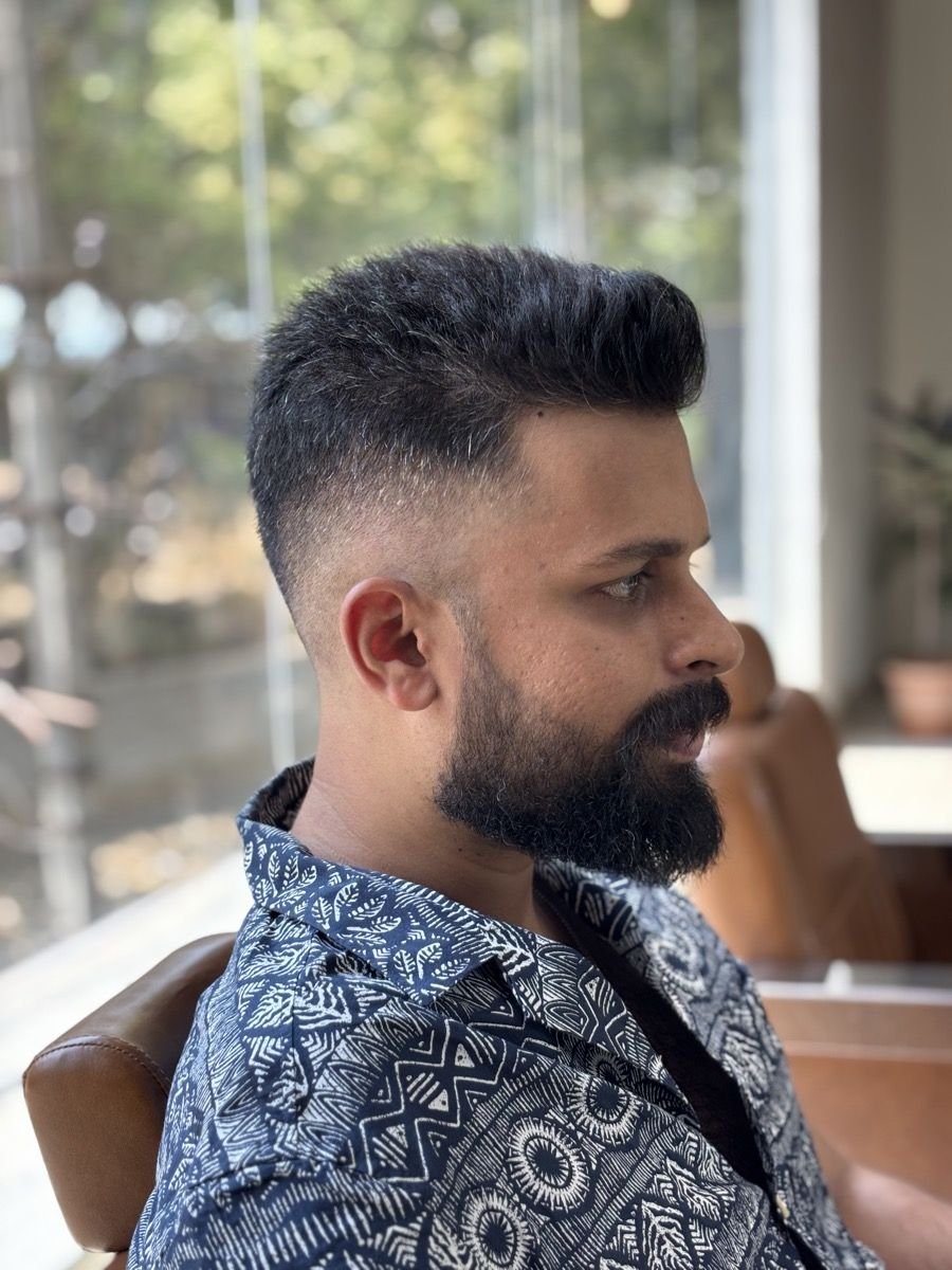 Men's Fade  Beard at Let's Flaunt salon, Mallasandra Bengaluru